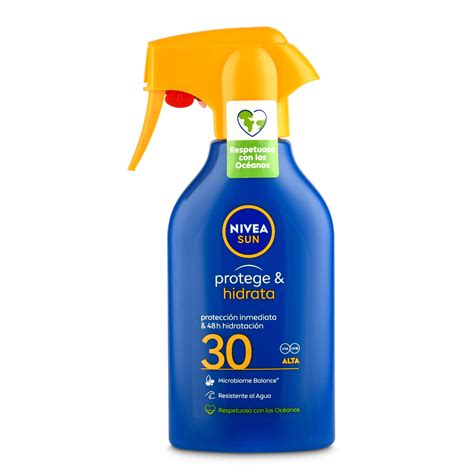 Protector Solar Protege Hidrata Spf 30 Nivea Spray 270 Ml