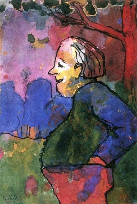 Old Gardener Emil Nolde Nolde Foundation Seeb Ll Neukirchen