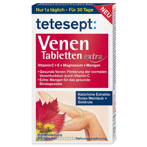 Tetesept Venen Tabletten Extra Shop Apotheke