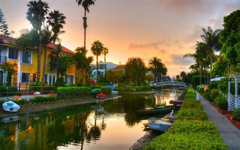 Venice Canals Walkway, Venice, CA - California Beaches