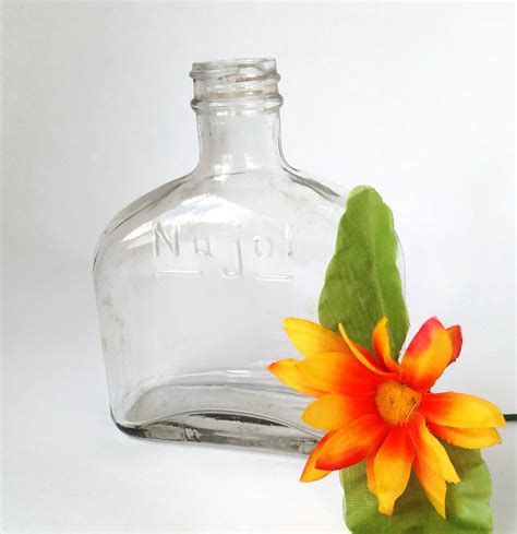 Vintage Nujol Mineral Oil Medicine Bottle