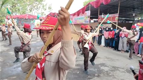 Kolone Tongkat Pramuka Smp N 1 Pedan Youtube