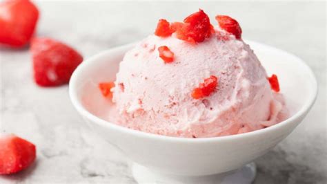 Glace Aux Fraises Sans Sorbeti Re Recette Facile Et L G Re