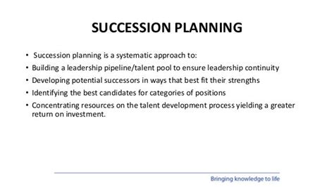 Webinar An Objective Succession Planning Process