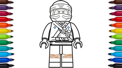 How To Draw Lego Ninjago Jay Walker From The Lego Ninjago Movie Youtube