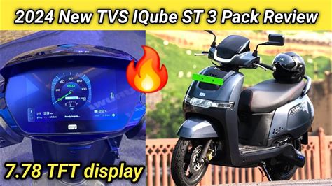 2024 New Tvs Iqube St Top Model Review Tvs Iqube On Road Price