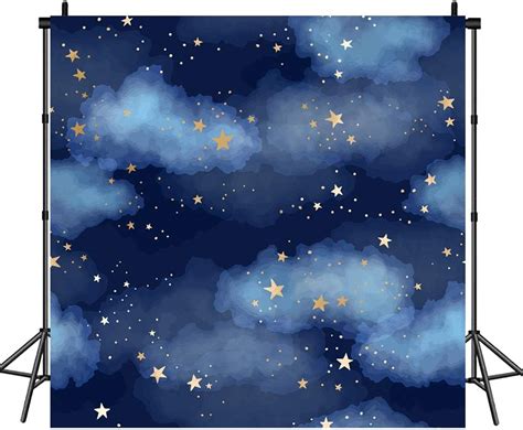 Ticuenicoa Starry Night Sky Photography Backdrop Blue Gold India Ubuy