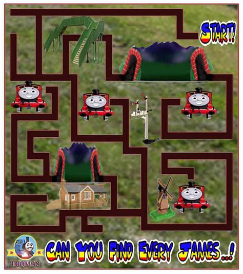 Thomas the tank engine games free online maze puzzle for children | Train Thomas the tank engine ...