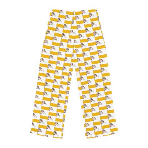 Yellow Retro Duck Pajama Pants Funny Pjs T For Her Etsy