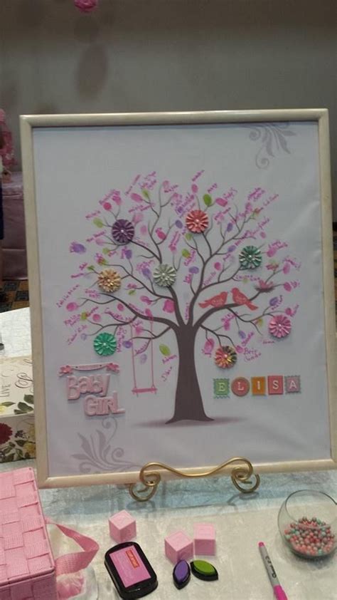 Arbol De Firmas Que Realic Para El Baby Shower De Mi Cu Ada Tema