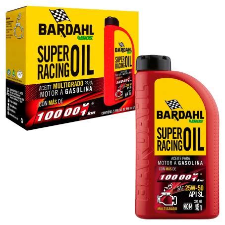 Aceite Multigrado Para Motor Bardahl Super Racing Oil Sae W Api Sl