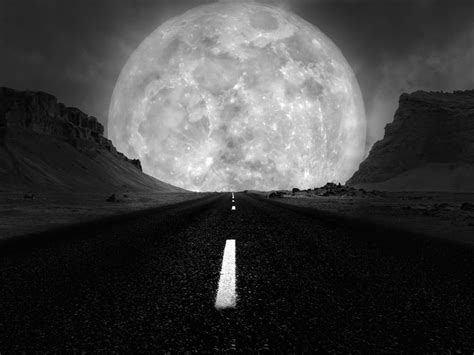 Black And White Moon Wallpapers - Wallpaper Cave