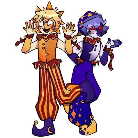 Sun And Moon Fnaf By Strawberryprancer On Deviantart