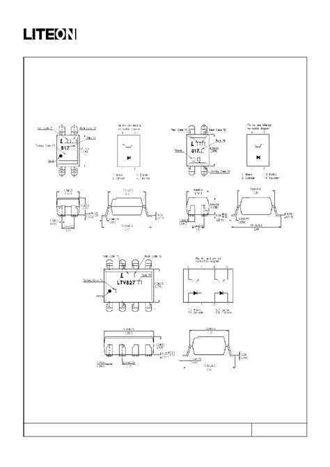 LTV 827S TA1 Datasheet 5 15 Pages LITEON LITE ON TECHNOLOGY