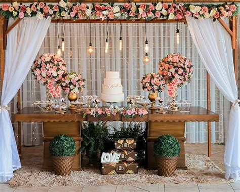 Decoração De Casamento Rústico 48 Ideias de Decor para Inspirar