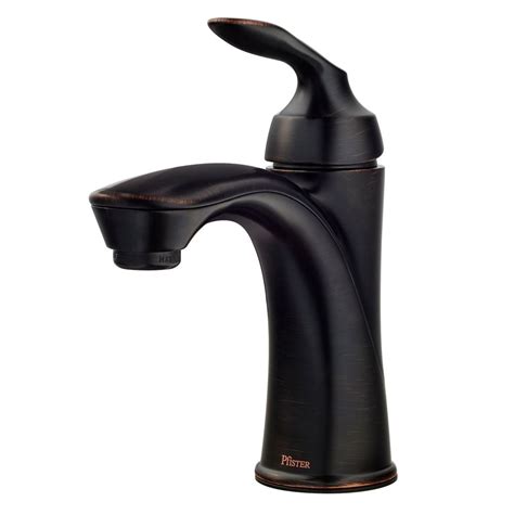 Pfister Avalon 1 Handle Single Hole Tuscan Bronze Bathroom Sink Faucettap The Home Depot Canada