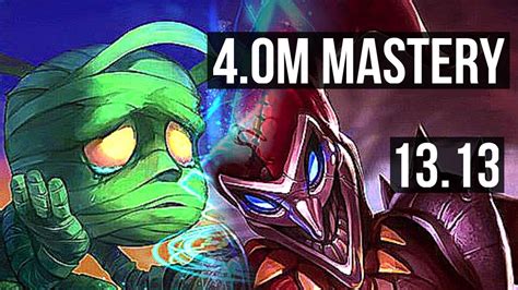 AMUMU Vs SHACO JNG 4 0M Mastery 3100 Games 2 0 6 EUW Master