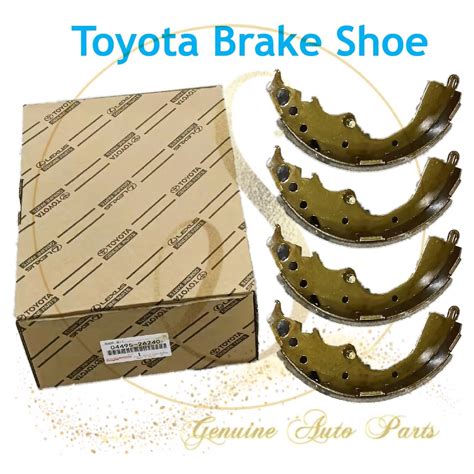 Original Toyota Hiace Kdh Trh Disc Brake Shoes Rear Rr