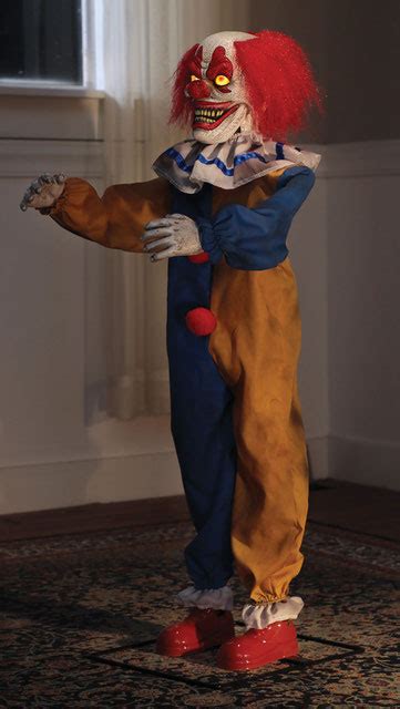 Gruseliger Clown Klein Halloween Animatronic Dekoration Lebensgroß Onlineshop Für Halloween