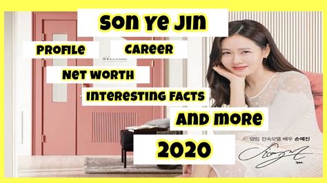 Son Ye Jin Profile Interesting Facts Career Net Worth And More 2020