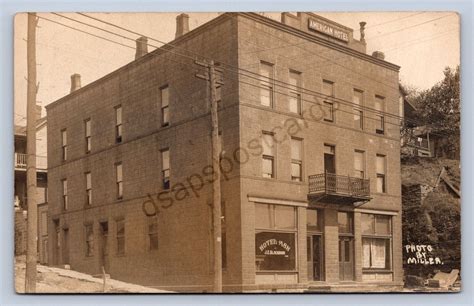 J87 Mingo Junction Ohio Rppc Postcard C1910 Hotel Ash Building 1075 Ebay