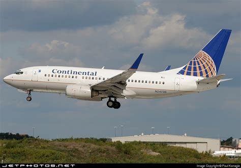 N24736 Boeing 737 724 Continental Airlines Paul Kanagie JetPhotos