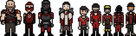 Tf2 Undertale Sprites By 4nt1st3v3g0ku On Deviantart