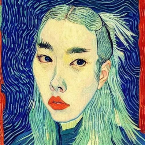 Korean Billie Eilish By Vincent Van Gogh Stable Diffusion Openart