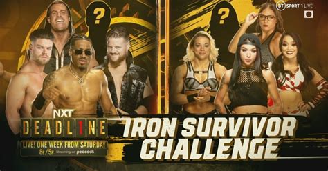 Iron Survivor Challenge Participants Announced For Wwe Nxt Deadline