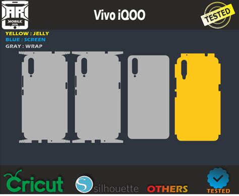 Vivo IQOO Skin Template Vector ARMOBILESKIN