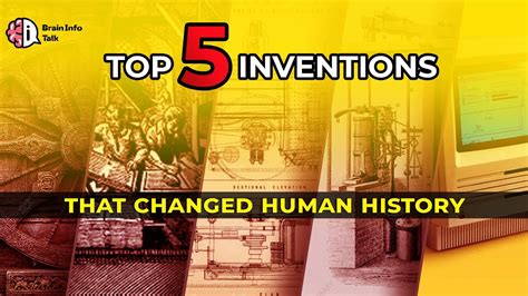 Top 5 Inventions That Changed Human History Youtube