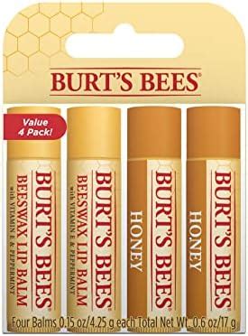 Burt s Bees Paquete múltiple de bálsamo labial bálsamo labial