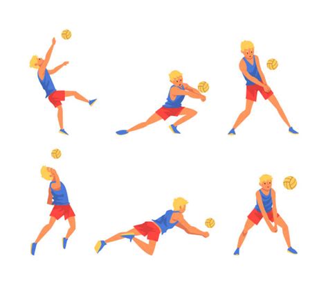 140+ Volleyball Spike Cartoon Stock Illustrations, Royalty-Free Vector Graphics & Clip Art - iStock