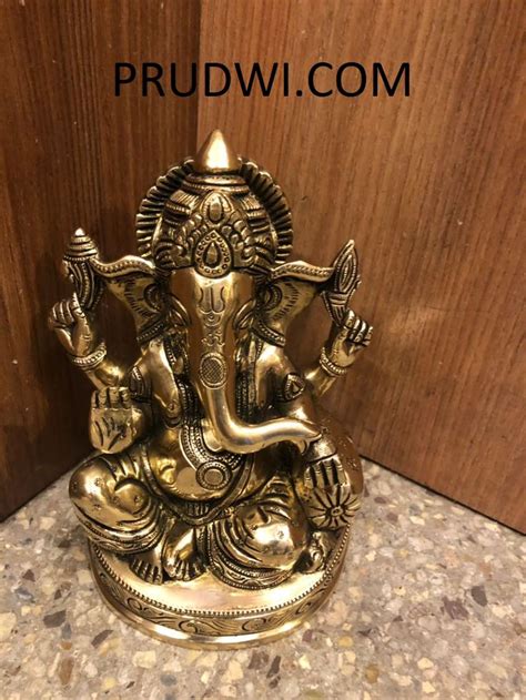 Small Ganesha Idol For Home Temple Brass God Idols Brass God