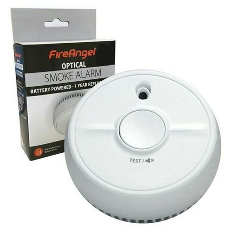 FireAngel Genuine Fireangel Optical Fire Alarm Smoke Detector With Hush ...