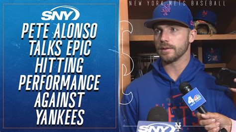 Pete Alonso Talks Epic Hitting Performance Against Yankees Mets Post