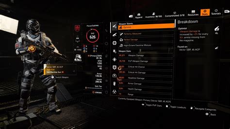 I Decided To Make A New Smg Build For The Dz 60 Crit Chance 200 Crit