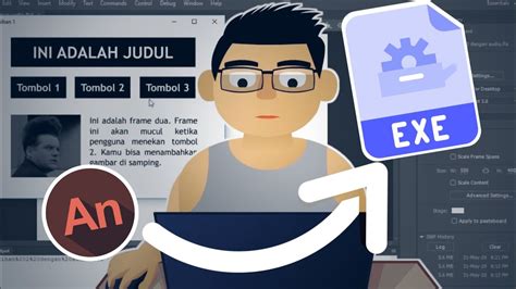 Publish Media Interaktif Di Adobe Animate Flash Jadi Aplikasi Windows