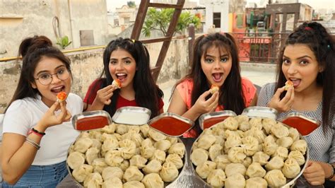 100 Momos Eating Challenge Unlimited Momos Eating Challenge Food