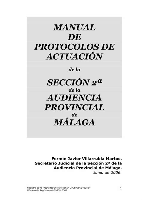 Pdf Manual De Protocolos De Actuaci N La Fase Intermedia Que Se