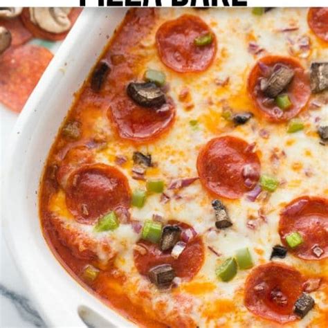 Easy Keto Pizza Chicken Bake Kasey Trenum