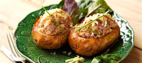 Tuna Mayo Jacket Potato Tuna Recipes John West Uk