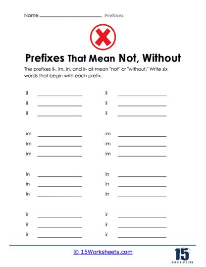 Prefixes Worksheets 15 Worksheets Library