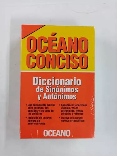 Diccionario De Sinónimos Y Antónimos Océano Conciso Cuotas sin interés