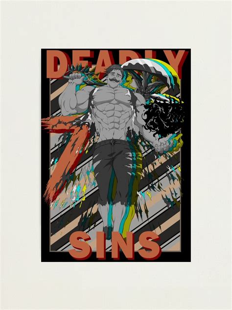 Escanor Lion Sin Of Pride The Seven Deadly Sins Nanatsu No Taizai Monochrome Rgb Design