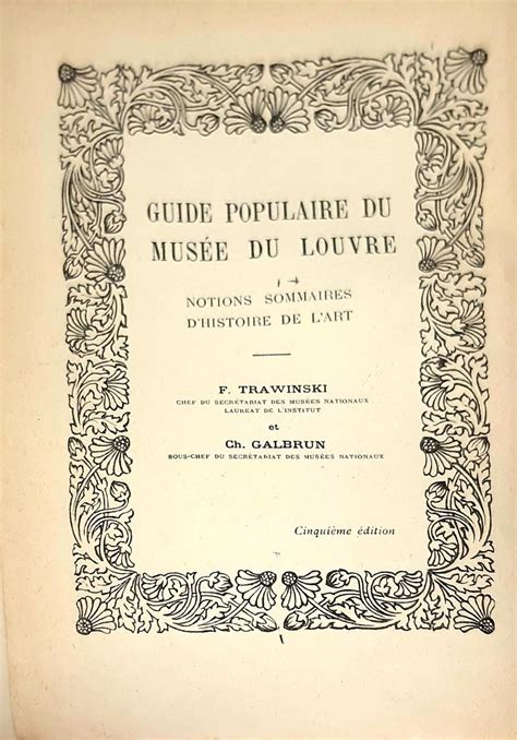 Guide Populaire Du Mus E Du Louvre Notions Sommaires D H Flickr