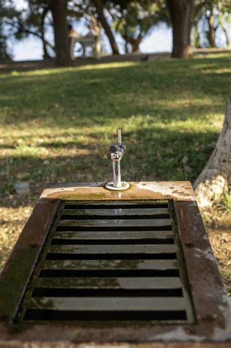 Tap Water In Parks And Public Places Hot Summer Stock Photo Image Of Stream Save 324907322