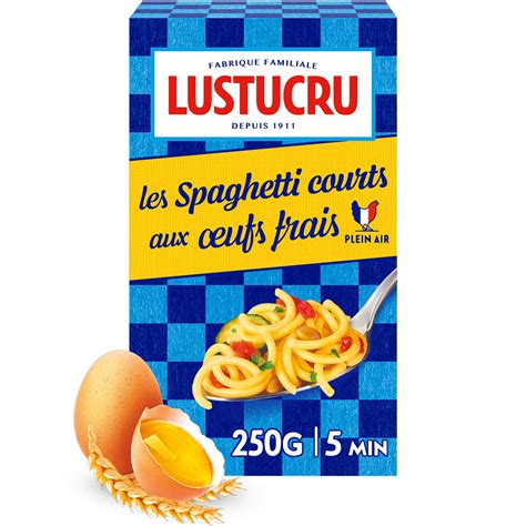 P Tes Spaghetti Courts Lustucru La Boite De G Prix Carrefour