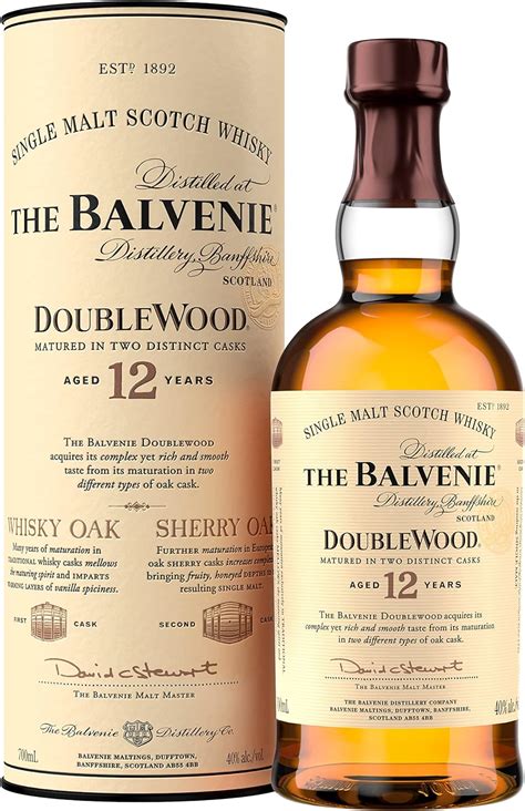 The Balvenie DoubleWood 12 Year Old Single Malt Scotch Whisky 70cl 40