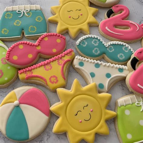 Summer Themed Sugar Cookies